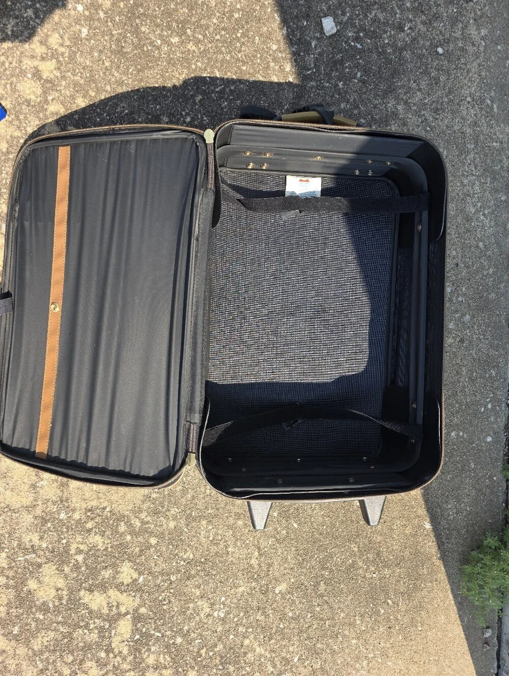 American Tourister Tan & Multicolor Floral Tapestry Carry-On